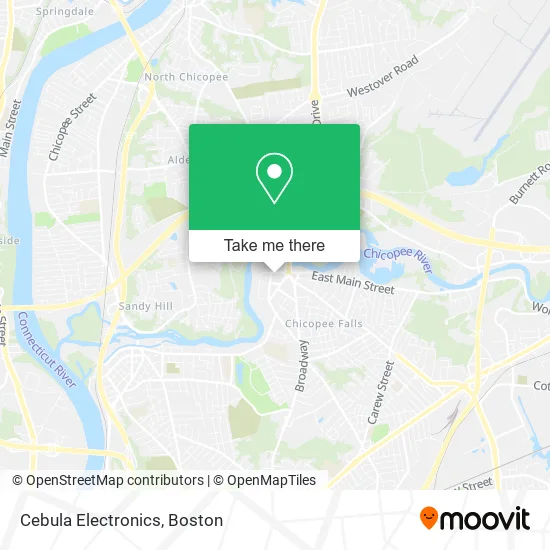 Cebula Electronics map