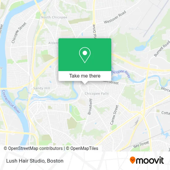 Lush Hair Studio map