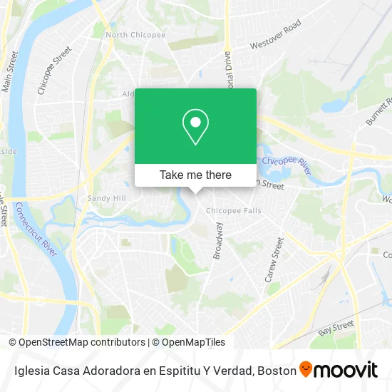 Iglesia Casa Adoradora en Espititu Y Verdad map