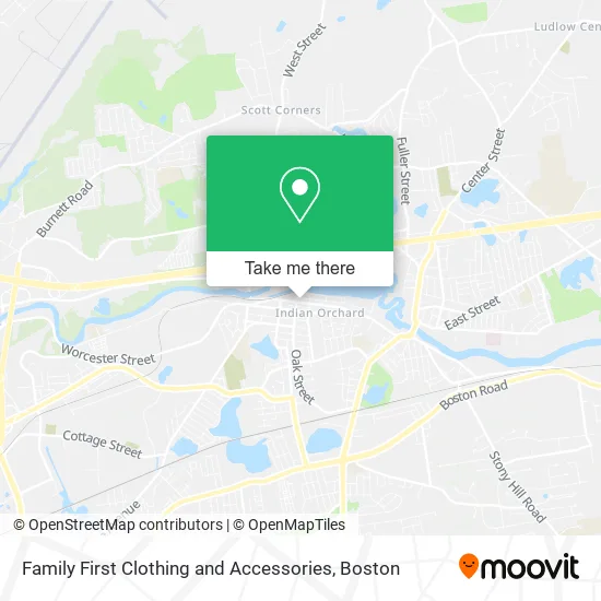Family First Clothing and Accessories map