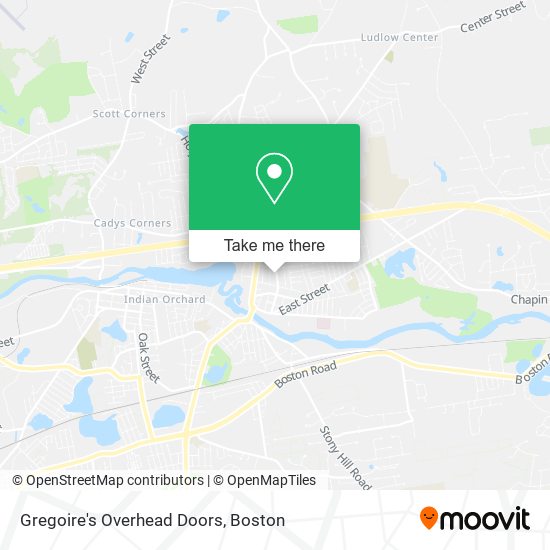 Gregoire's Overhead Doors map
