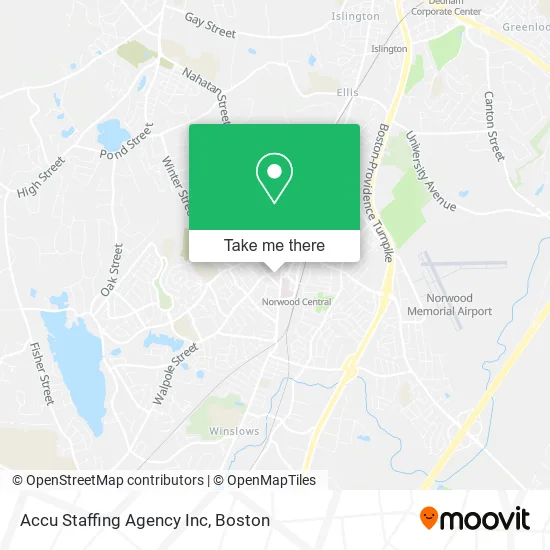 Mapa de Accu Staffing Agency Inc