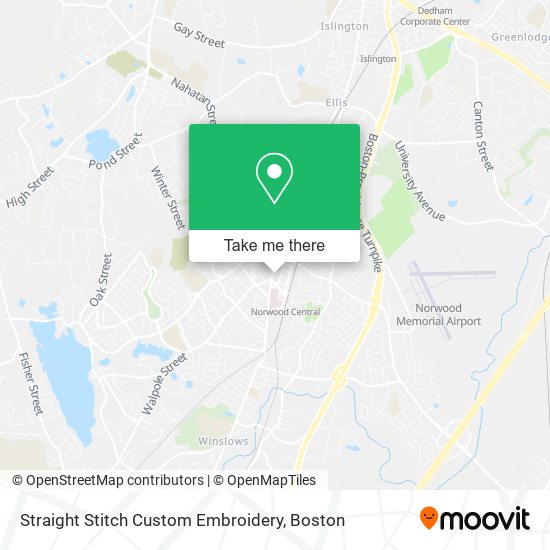 Mapa de Straight Stitch Custom Embroidery