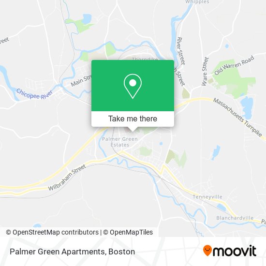 Palmer Green Apartments map