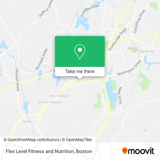 Flex Level Fitness and Nutrition map