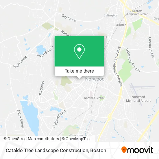 Cataldo Tree Landscape Construction map