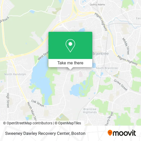 Sweeney Dawley Recovery Center map