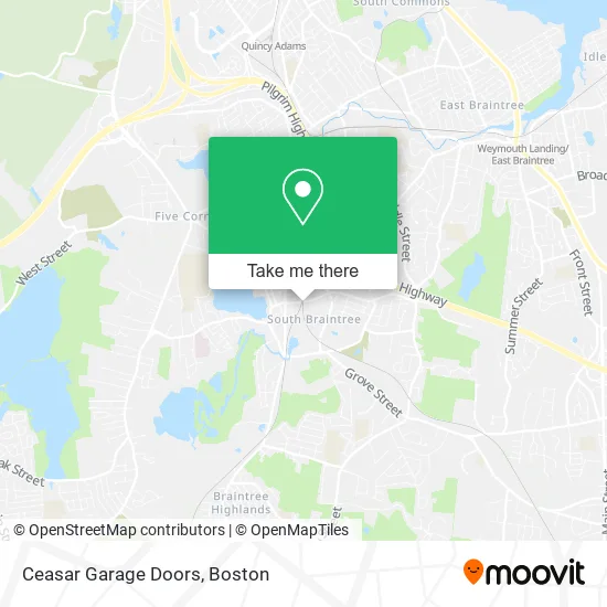 Ceasar Garage Doors map