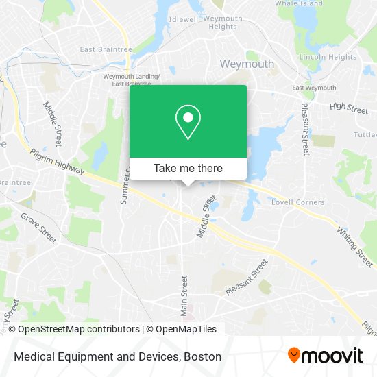 Mapa de Medical Equipment and Devices