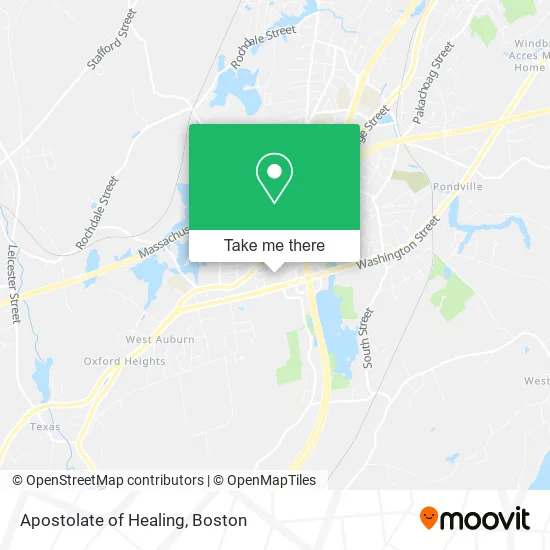 Apostolate of Healing map