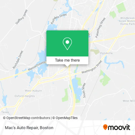 Mac's Auto Repair map
