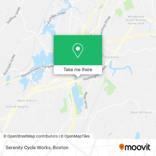 Serenity Cycle Works map