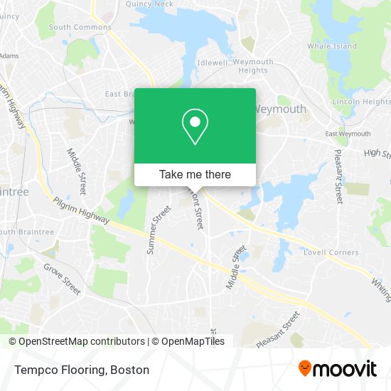 Tempco Flooring map