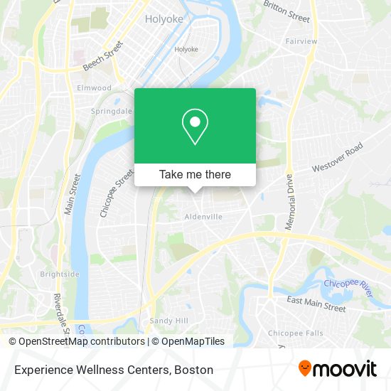 Experience Wellness Centers map