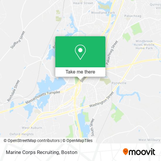 Marine Corps Recruiting map