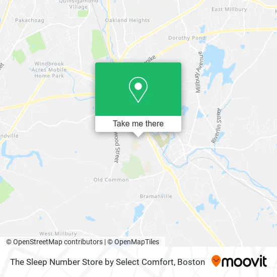 Mapa de The Sleep Number Store by Select Comfort
