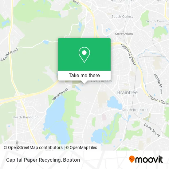 Capital Paper Recycling map