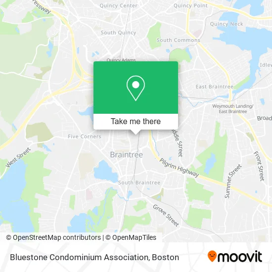 Mapa de Bluestone Condominium Association