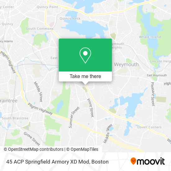 45 ACP Springfield Armory XD Mod map