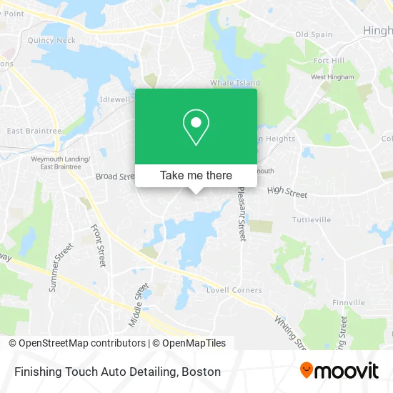 Finishing Touch Auto Detailing map