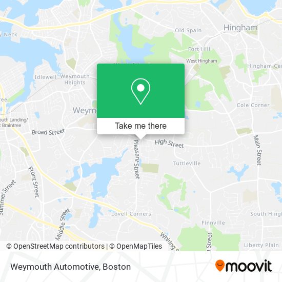 Mapa de Weymouth Automotive