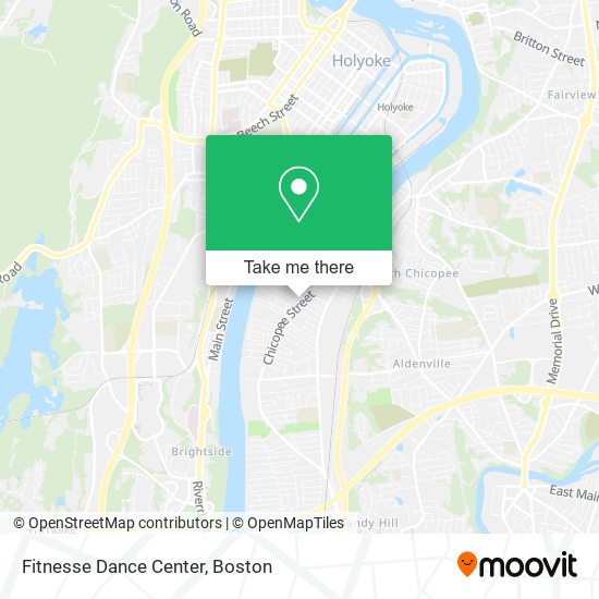 Fitnesse Dance Center map