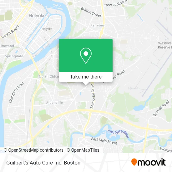 Guilbert's Auto Care Inc map