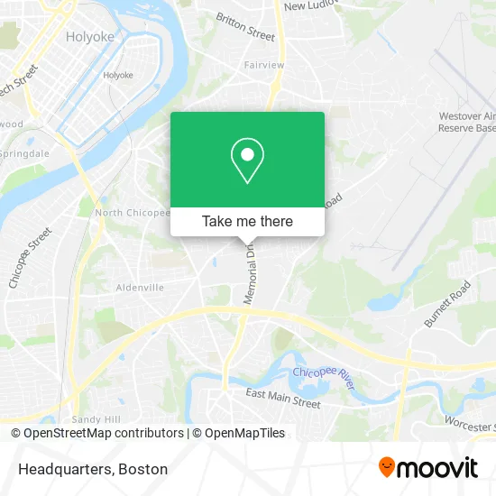Headquarters map