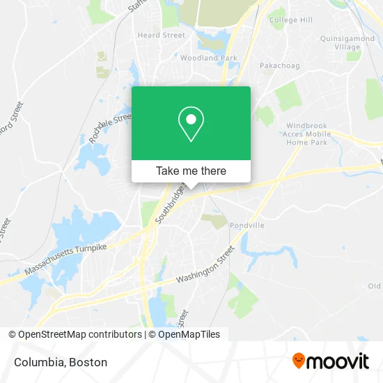 Columbia map