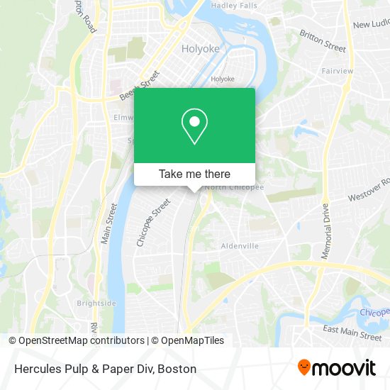 Mapa de Hercules Pulp & Paper Div