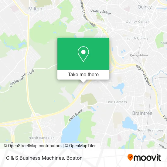 C & S Business Machines map