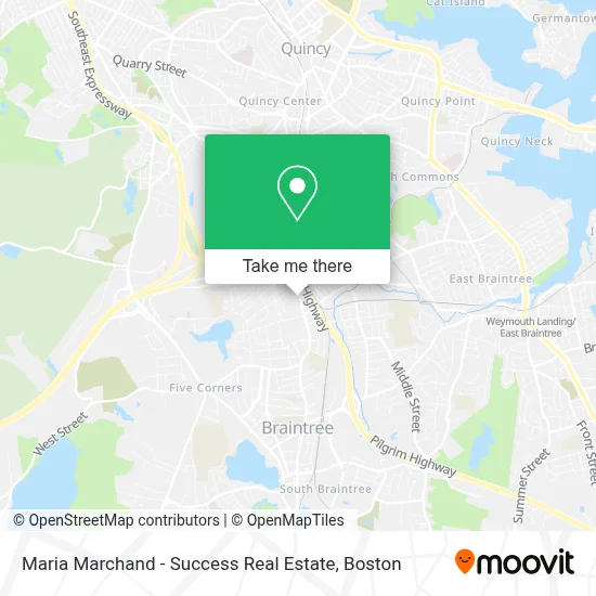 Maria Marchand - Success Real Estate map