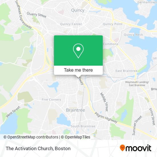 The Activation Church map