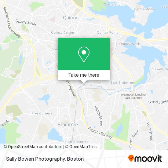 Sally Bowen Photography map