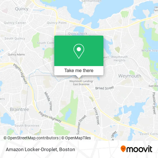 Amazon Locker-Droplet map