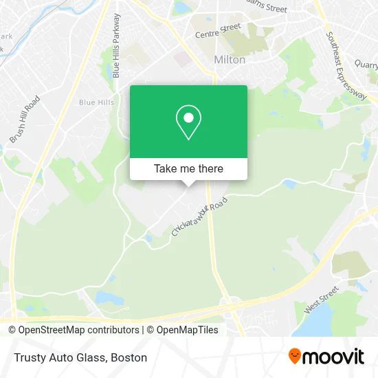 Trusty Auto Glass map