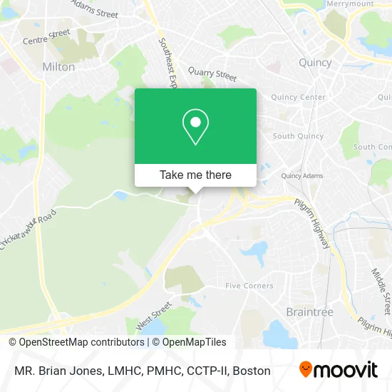 MR. Brian Jones, LMHC, PMHC, CCTP-II map