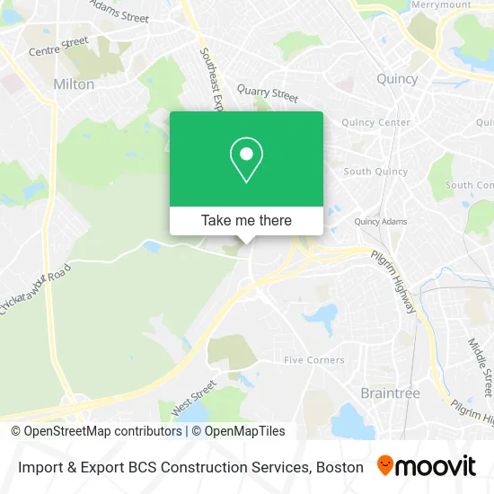 Import & Export BCS Construction Services map