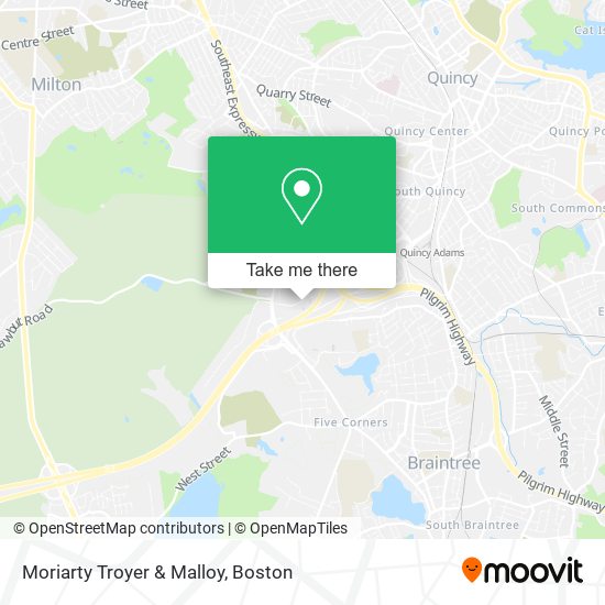 Moriarty Troyer & Malloy map