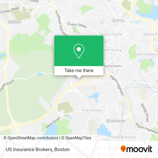 US Insurance Brokers map