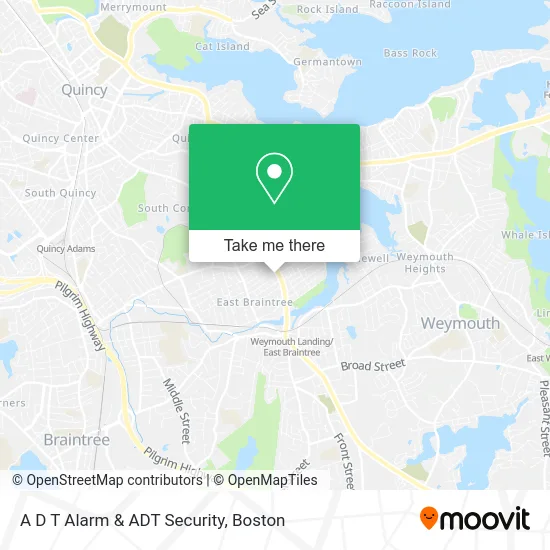 A D T Alarm & ADT Security map
