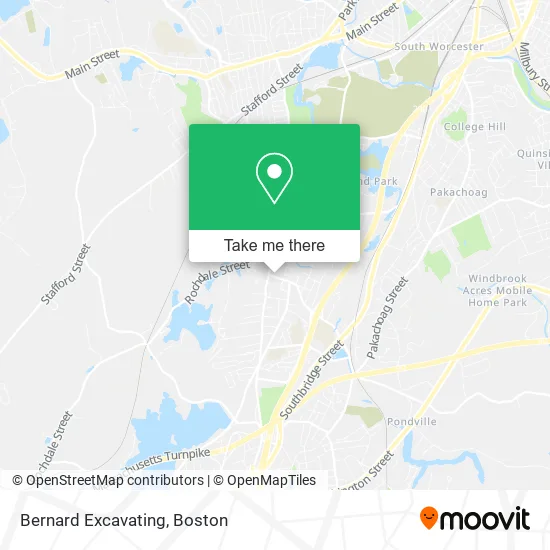 Bernard Excavating map