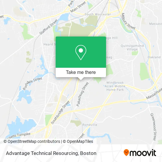 Advantage Technical Resourcing map