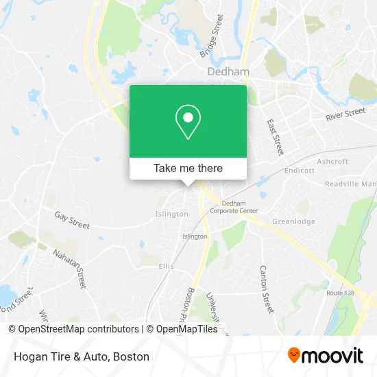 Hogan Tire & Auto map