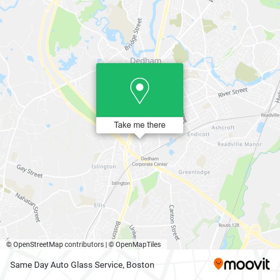 Mapa de Same Day Auto Glass Service