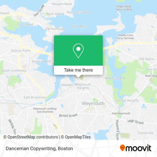 Danceman Copywriting map