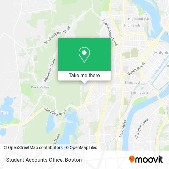 Student Accounts Office map
