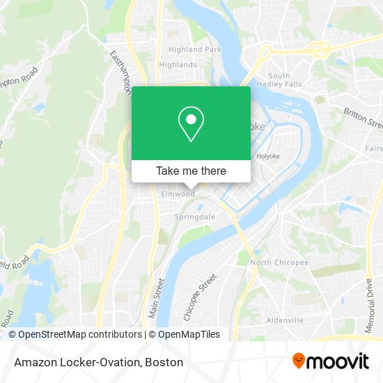 Mapa de Amazon Locker-Ovation
