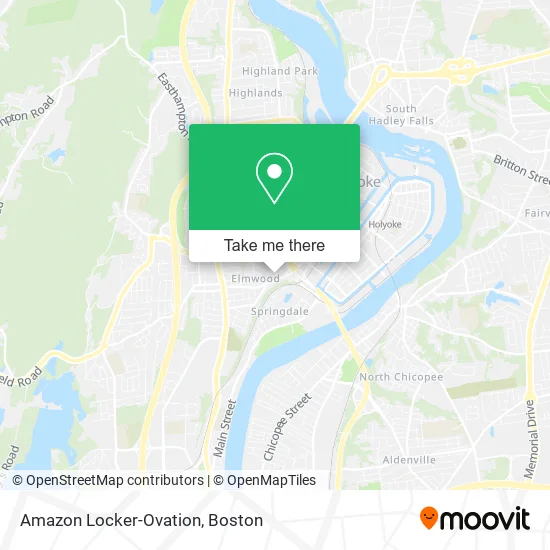 Mapa de Amazon Locker-Ovation