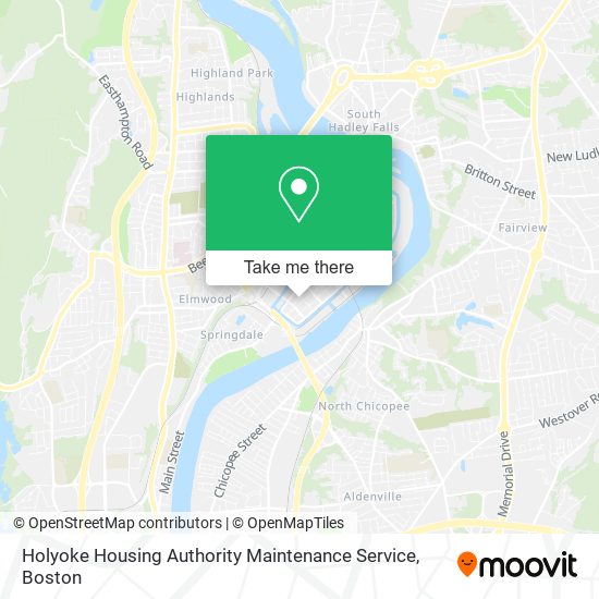 Holyoke Housing Authority Maintenance Service map